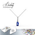 Destin bijoux cristal de Swarovski couleur cristal pendentif & collier